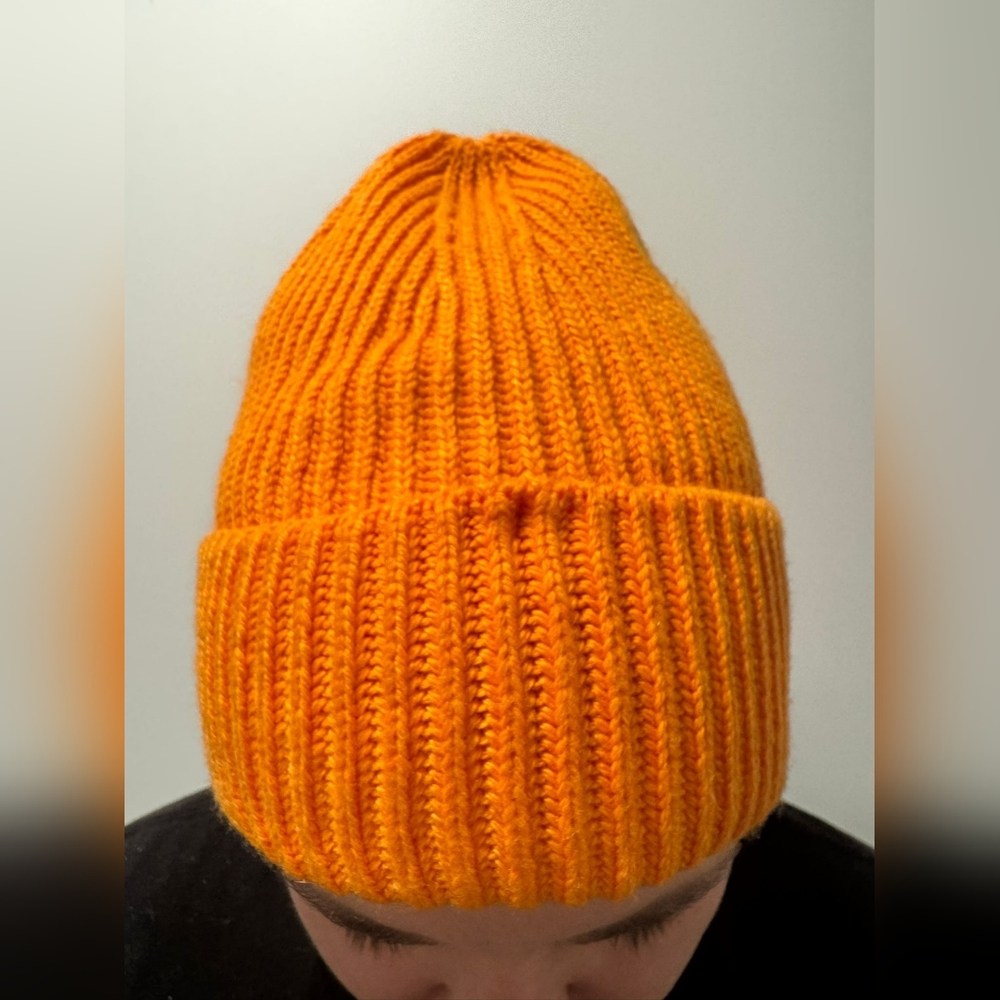 H&M Orange Knit Beanie